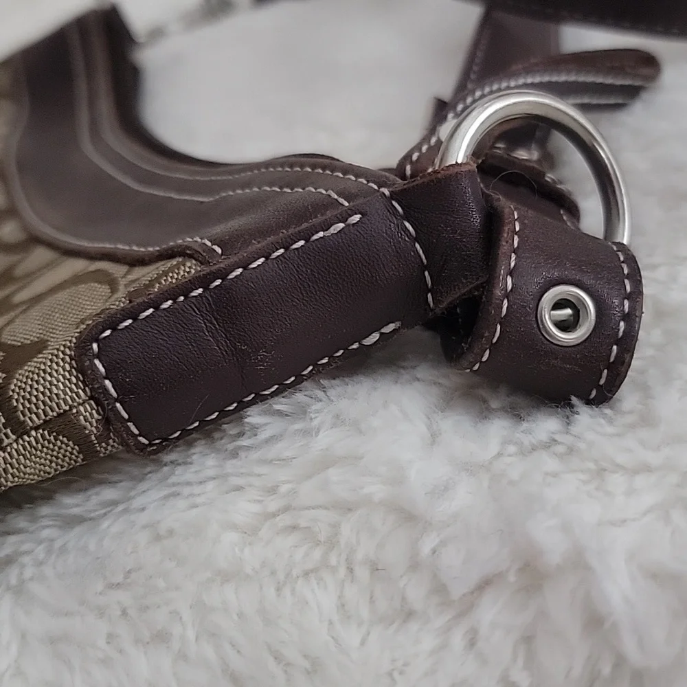 Coach Monogram Canvas Crossbody Bag Purse